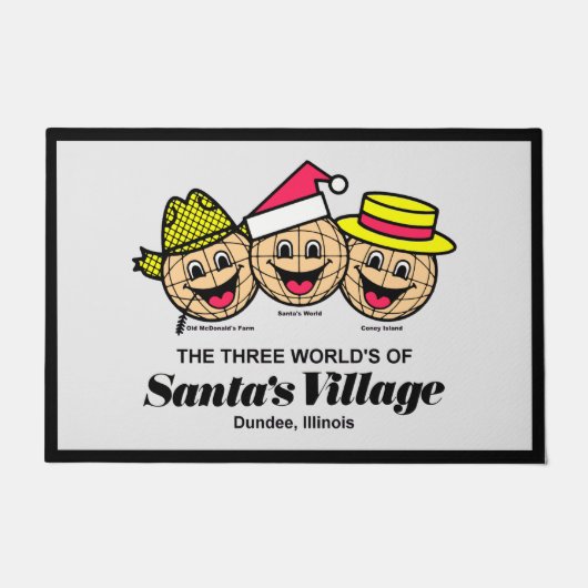 サンタの村の三つの世界、E.ダンディーIL ドアマット (正面)