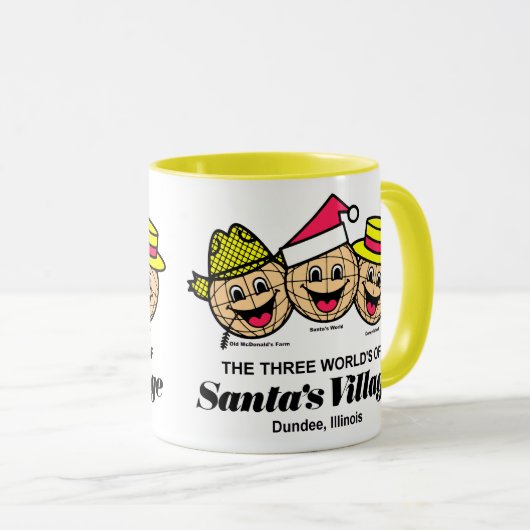 サンタの村の三世界,ダンディー, IL マグカップ (正面右)