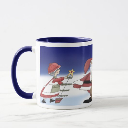 サンタの村 マグカップ (左)