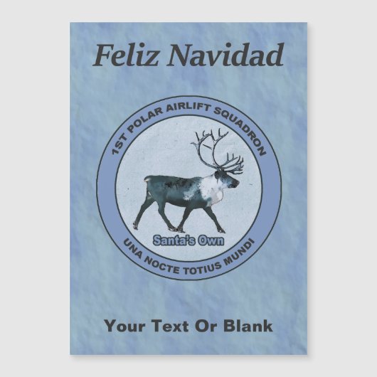 サンタの極地平地 – 服地 – Feliz Navidad (正面)