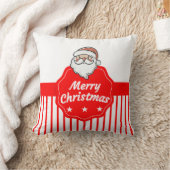 サンタの歓声 クリスマススローピロー クッション (ブランケット)