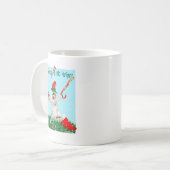 サンタの無用の小さい助手のマグ コーヒーマグカップ (正面左)