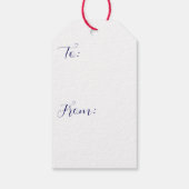 サンタの煙突からのプレゼントタグ ギフトタグ (裏面)