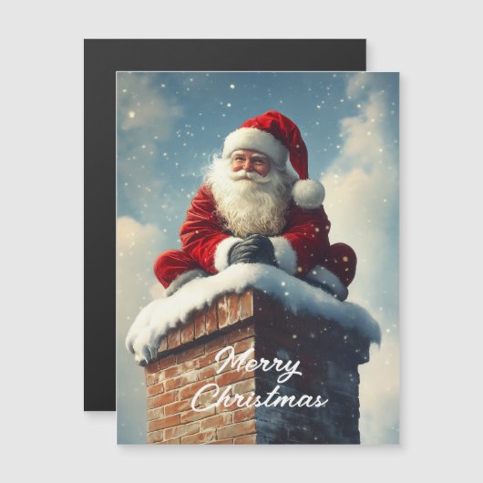 サンタの煙突の休止:冬のスマイル (正面/裏面)