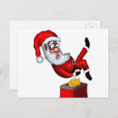 サンタの熱いお尻 シーズンポストカード (正面/裏面)