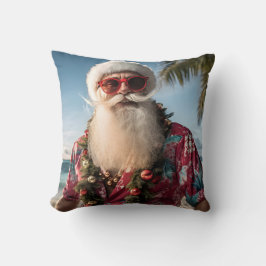 サンタの熱帯クリスマス クッション