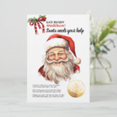 サンタの特別な願い 赤い魔法のお手伝いが必要なのです シーズンカード (スタンド正面)