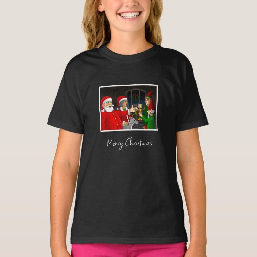 サンタの玩具工房 Tシャツ (正面)