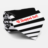 サンタの疲れさせたペンギンは完全に個人化なります買物をしました ネクタイ (ロール)