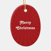 サンタの白くま セラミックオーナメント (裏面)