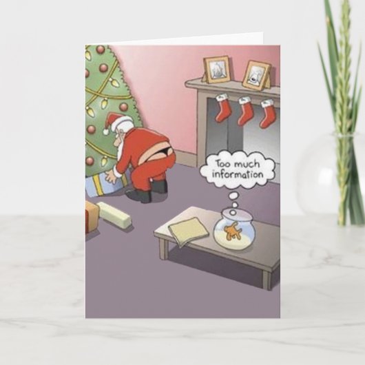 サンタの皮ひも シーズンカード (正面)