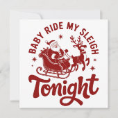 サンタの皮肉なクリスマスジョーク シーズンカード (正面)