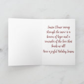 サンタの真夜中の旅 シーズンカード (内部)