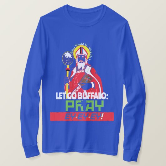 サンタの眼下 Tシャツ (デザイン正面)