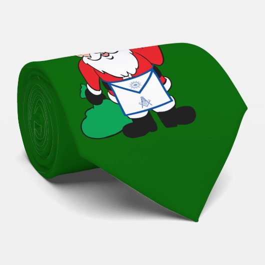 サンタの石大工のタイ ネクタイ (ロール)