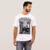 サンタの研修会およびおもちゃのクリスマス場面Tシャツ Tシャツ (正面フル)