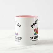 サンタの研修会のギフトの特性 ツートーンマグカップ (中央)