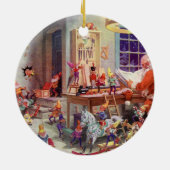 サンタの研修会 セラミックオーナメント (裏面)