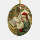 サンタの研修会 セラミックオーナメント (右)