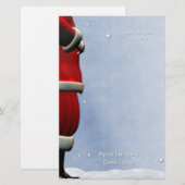 サンタの研修会、北極 便箋 (正面/裏面)