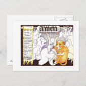 サンタの祈りの言葉 シーズンポストカード (正面/裏面)