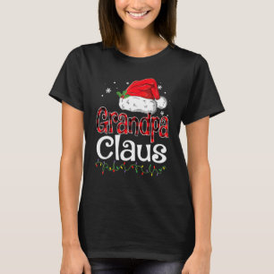サンタの祖父のシャツ クリスマスのパジャマの家族おそろい Tシャツ