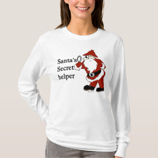 サンタの秘密のヘルパー Tシャツ