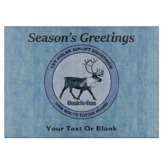 サンタの第1極エアリフト戦区 – 圧迫感 カッティングボード (正面)