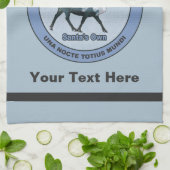 サンタの第1極エアリフト戦区 – 圧迫感 キッチンタオル (折り畳み)