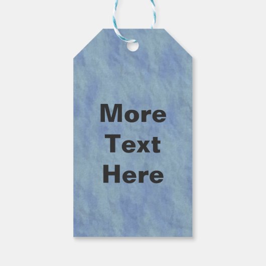 サンタの第1極エアリフト戦区 – 圧迫感 ギフトタグ (裏面)