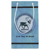 サンタの第1極エアリフト戦区 – 圧迫感 スモールペーパーバッグ (裏面)