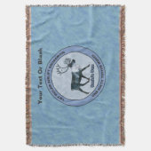 サンタの第1極エアリフト戦区 – 圧迫感 スローブランケット (正面縦)