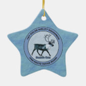 サンタの第1極エアリフト戦区 – 圧迫感 セラミックオーナメント (裏面)