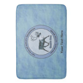 サンタの第1極エアリフト戦区 – 圧迫感 バスマット (正面縦)