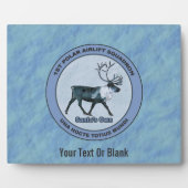 サンタの第1極エアリフト戦区 – 圧迫感 フォトプラーク (正面)