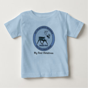 サンタの第1極エアリフト戦区 – 圧迫感 ベビーTシャツ