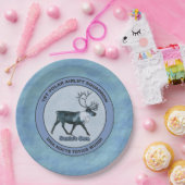 サンタの第1極エアリフト戦区 – 圧迫感 ペーパープレート (パーティー)