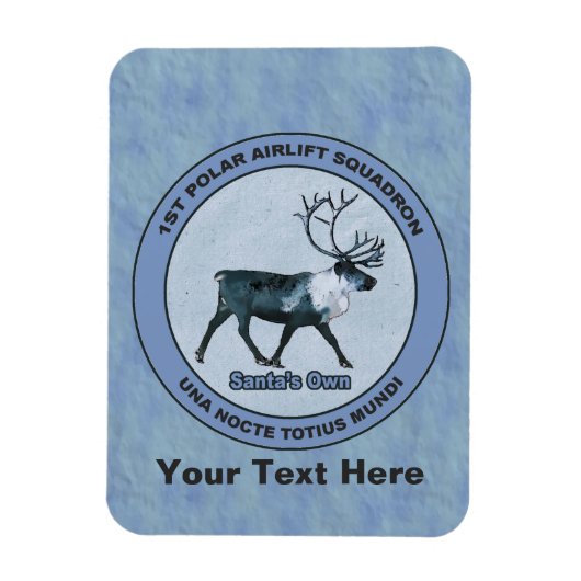 サンタの第1極エアリフト戦区 – 圧迫感 マグネット (縦)