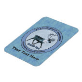 サンタの第1極エアリフト戦区 – 圧迫感 マグネット (左側)