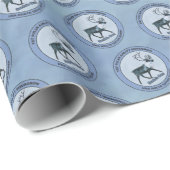 サンタの第1極エアリフト戦区 – 圧迫感 ラッピングペーパー (ロールコーナー)