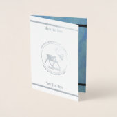 サンタの第1極エアリフト戦区 – 圧迫感 箔カード (正面)