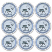 サンタの第1極エアリフトSqdn - Condut Sticker シール (正面)