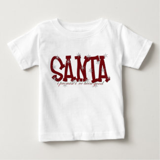 サンタの約束のベビー ベビーTシャツ