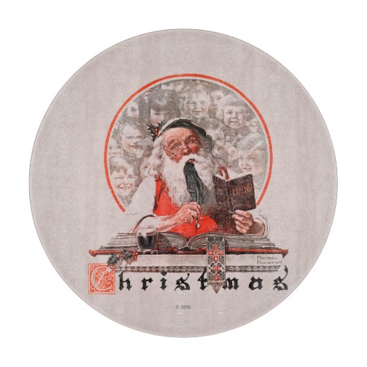 サンタの経費 カッティングボード (正面)