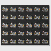 サンタの耳を家族のクリスマスから引き離す可能性が最も高い ラッピングペーパー (フラット)