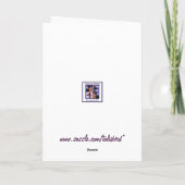 サンタの脱出のストレスのセラピー シーズンカード (裏面)