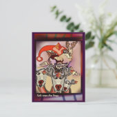 サンタの脱出のストレスのセラピー シーズンポストカード (スタンド正面)