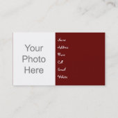 サンタの腹プロフィールカード 名刺 (裏面)