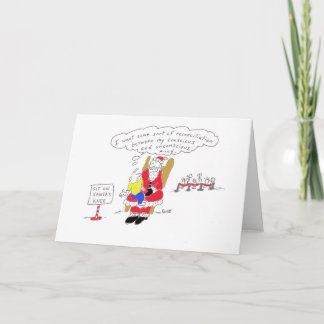 サンタの膝カードで置かれて下さい シーズンカード