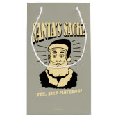 サンタの袋：Yes、サイズ スモールペーパーバッグ (裏面)